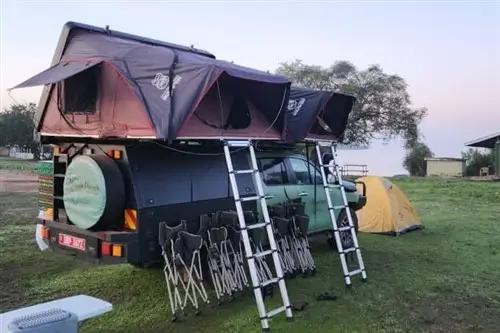 Camping in Uganda with the Toyota Hilux