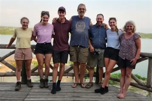 Group picture in Uganda for testimonial Camping in Uganda.