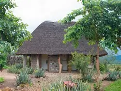 Savannah Lodge in Kidepo National Park, Uganda.