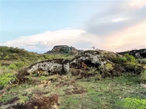 Beautiful landscape Pian Upe in Uganda.